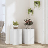 Vidaxx supports pour plantes 2 pcs 30x30x50 cm bois d'ingénierie blanc
