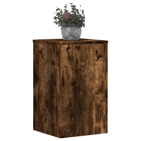 Vidaxx supports pour plantes 2 pcs 30x30x50 cm bois traité chêne fumé