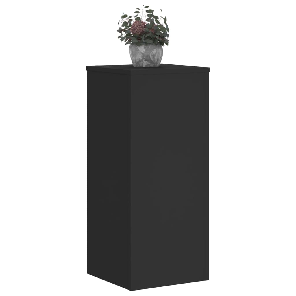 Vidaxx supports pour plantes 2 pcs 30x30x70 cm bois traité noir