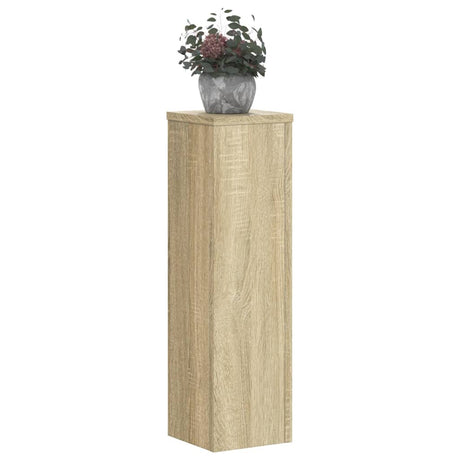 Vidaxx supports pour plantes 2 pcs 17x17x60 cm bois d'ingénierie chêne sonoma