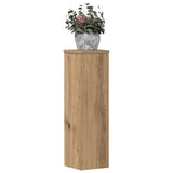 Vidaxxl porte-plantes 2 pcs 17x17x60 cm bois chêne artisanal coloré