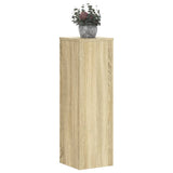 VidaXL supports pour plantes 2 pcs 25x25x80 cm bois d'ingénierie chêne sonoma