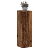 Vidaxxl supports pour plantes 2 pcs 25x25x80 cm bois traité, couleur bois ancien