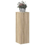 VidaXL Support pour plantes 33x33x100 cm en bois d'ingénierie chêne sonoma coloré