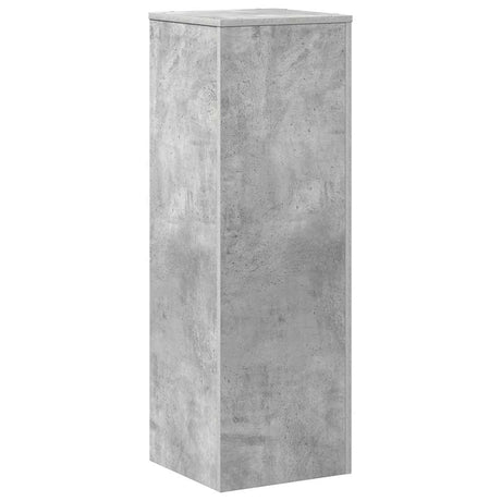 Vidaxx support pour plantes 33x33x100 cm bois d'ingénierie béton gris