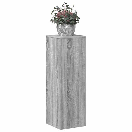 Vidaxx support pour plantes 33x33x100 cm bois d'ingénierie chêne sonoma gris