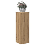Support à plantes Vidaxx 33x33x100 cm en bois travaillé, chêne artisanal