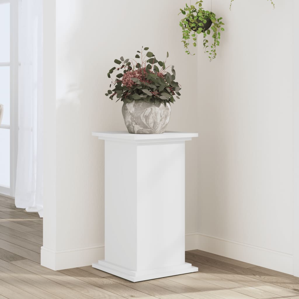 Vidaxx support pour plantes 33x33x60 cm bois d'ingénierie blanc