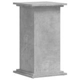 Vidaxxl support pour plantes 33x33x60 cm dérivé du bois béton gris