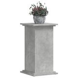 Vidaxxl support pour plantes 33x33x60 cm dérivé du bois béton gris