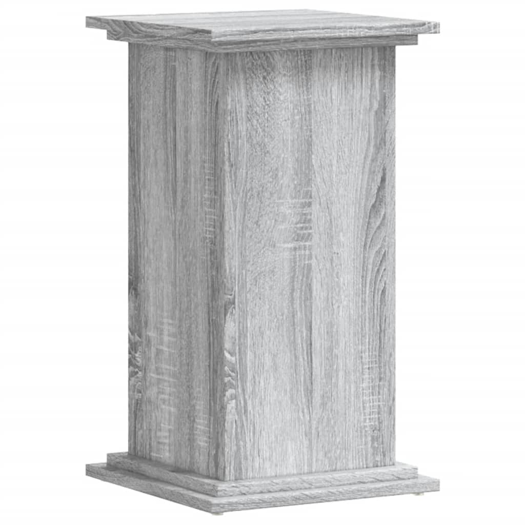 Vidaxx support pour plantes 33x33x60 cm bois d'ingénierie chêne sonoma gris