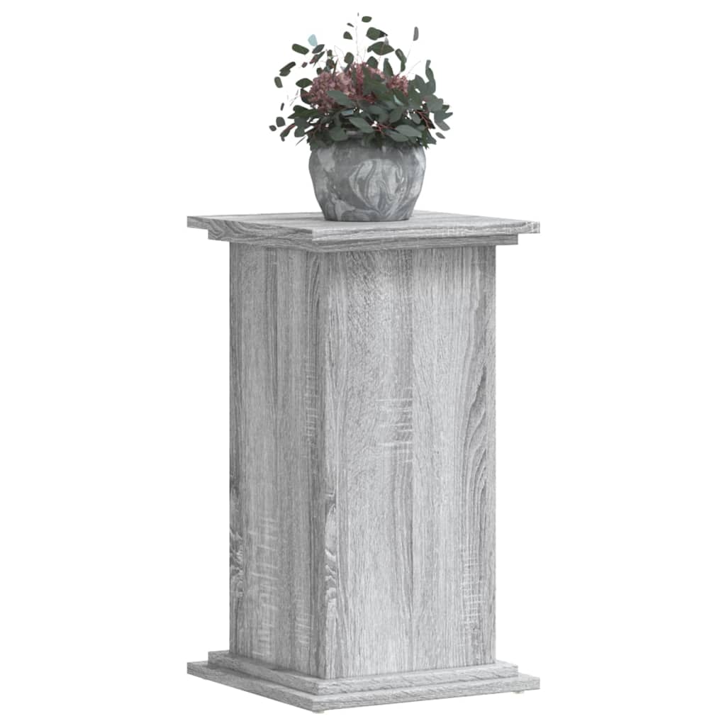 Vidaxx support pour plantes 33x33x60 cm bois d'ingénierie chêne sonoma gris