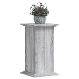 Vidaxx support pour plantes 33x33x60 cm bois d'ingénierie chêne sonoma gris