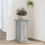 Vidaxx support pour plantes 33x33x60 cm bois d'ingénierie chêne sonoma gris