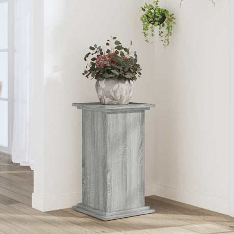 Vidaxx support pour plantes 33x33x60 cm bois d'ingénierie chêne sonoma gris
