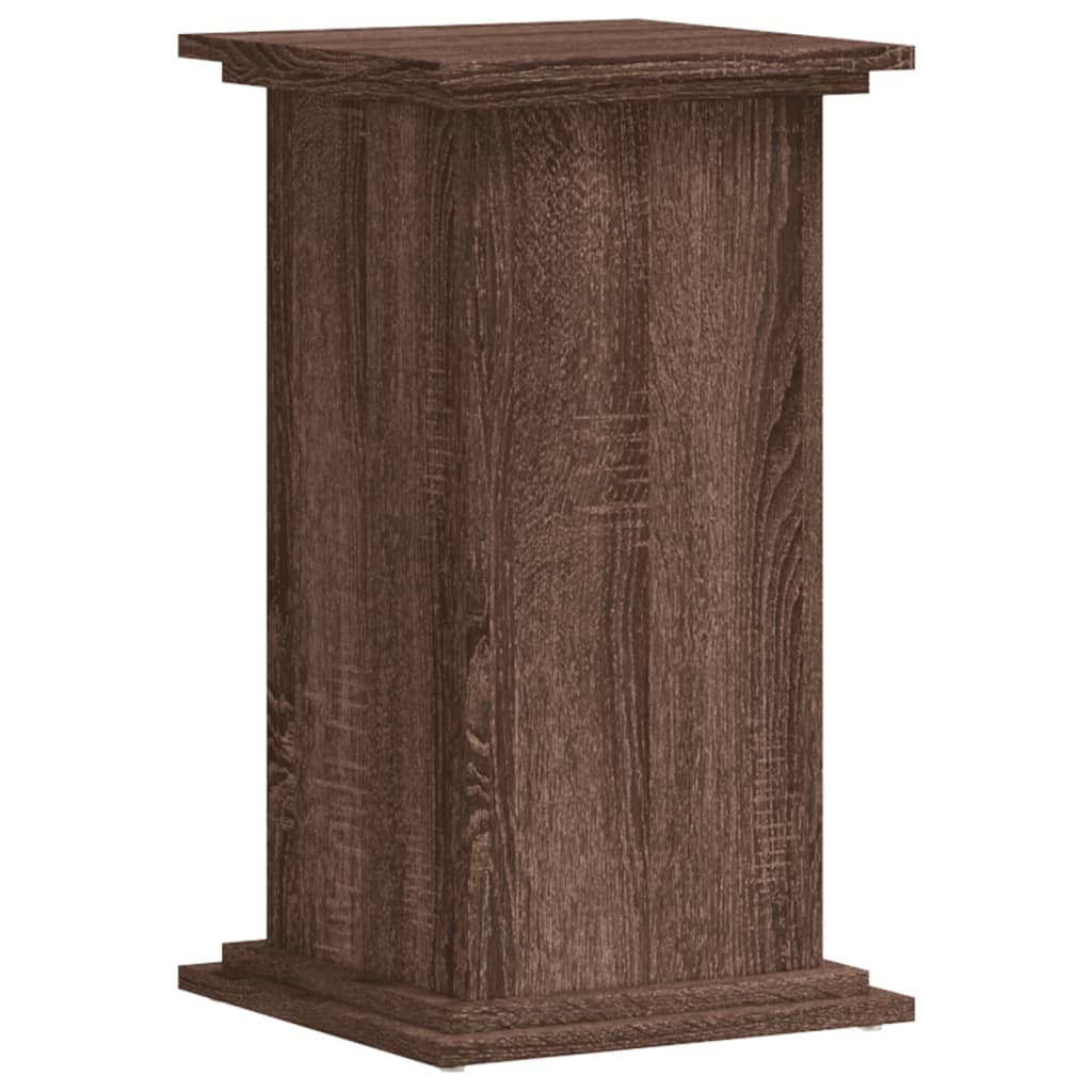 Vidaxx support pour plantes 33x33x60 cm bois d'ingénierie chêne brun