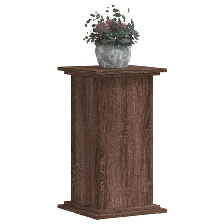 Vidaxx support pour plantes 33x33x60 cm bois d'ingénierie chêne brun