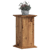 Vidaxx support pour plantes 33x33x60 cm bois traité, couleur bois ancien