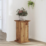 Vidaxx support pour plantes 33x33x60 cm bois traité, couleur bois ancien