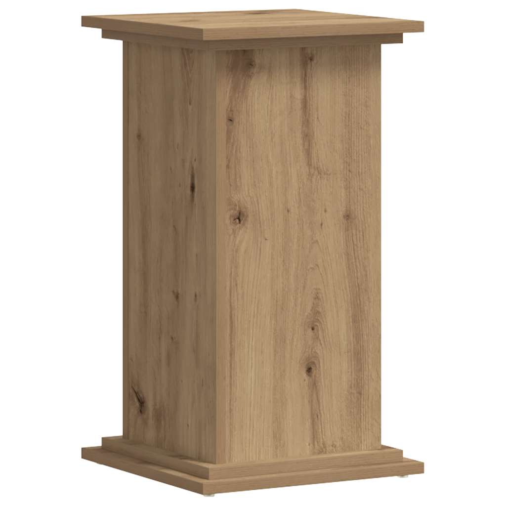 Support à plantes Vidaxx 33x33x60 cm en bois travaillé, chêne artisanal