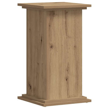 Support à plantes Vidaxx 33x33x60 cm en bois travaillé, chêne artisanal