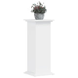 Vidaxx support pour plantes 33x33x80 cm bois d'ingénierie blanc