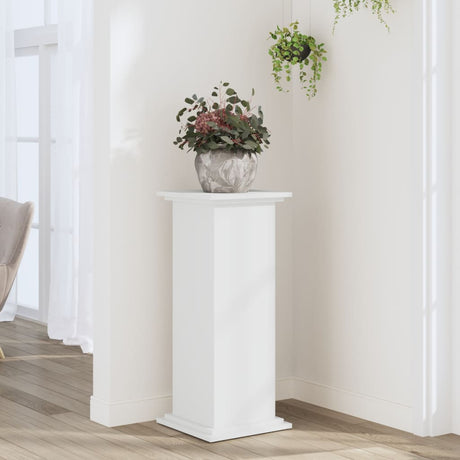 Vidaxx support pour plantes 33x33x80 cm bois d'ingénierie blanc