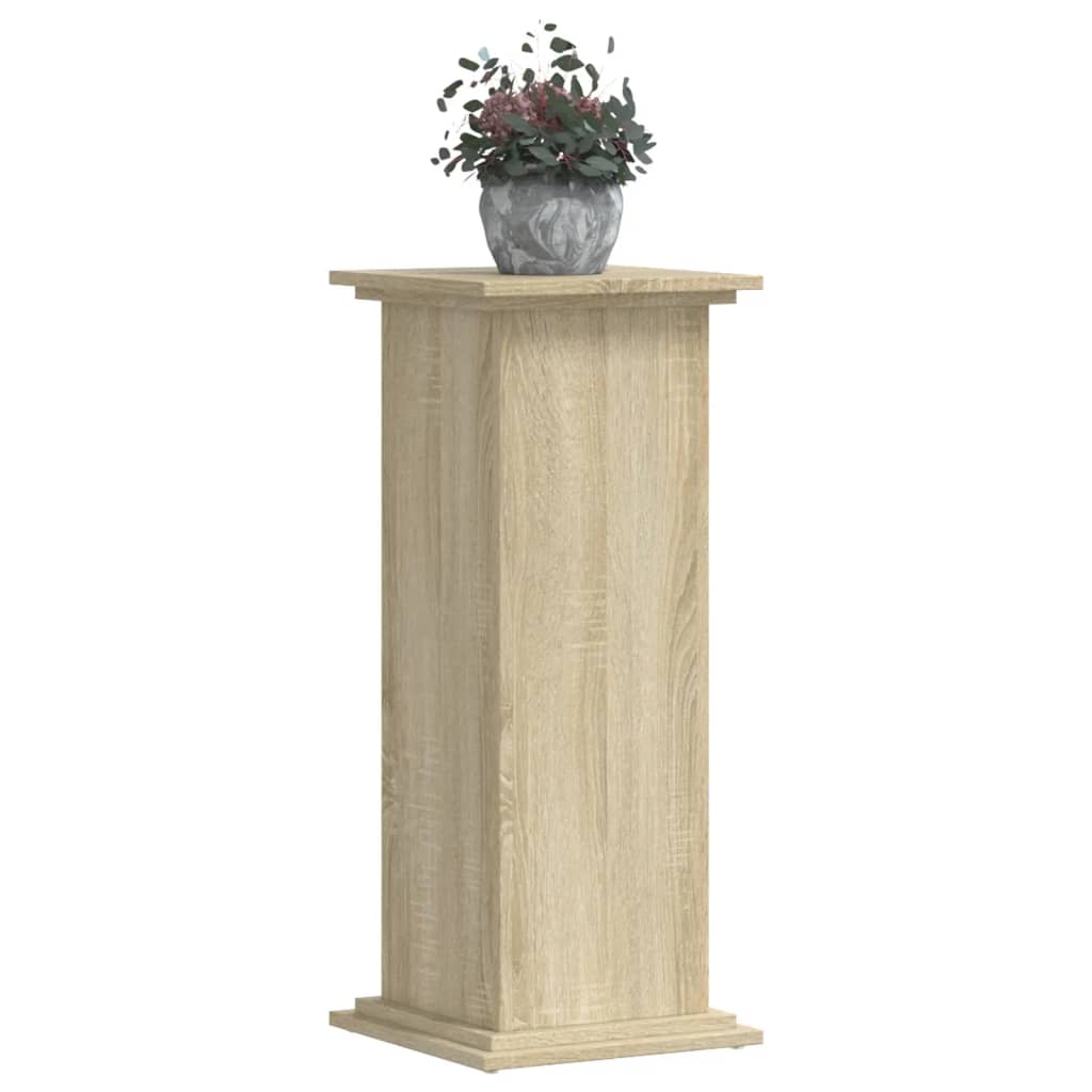 Vidaxx support pour plantes 33x33x80 cm en bois d'ingénierie couleur chêne sonoma