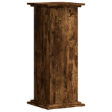 Vidaxx support pour plantes 33x33x80 cm bois traité, chêne fumé