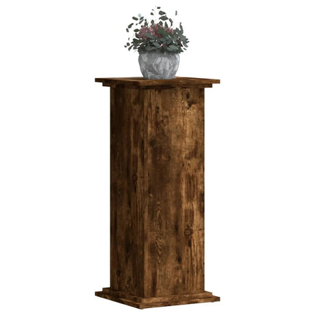 Vidaxx support pour plantes 33x33x80 cm bois traité, chêne fumé