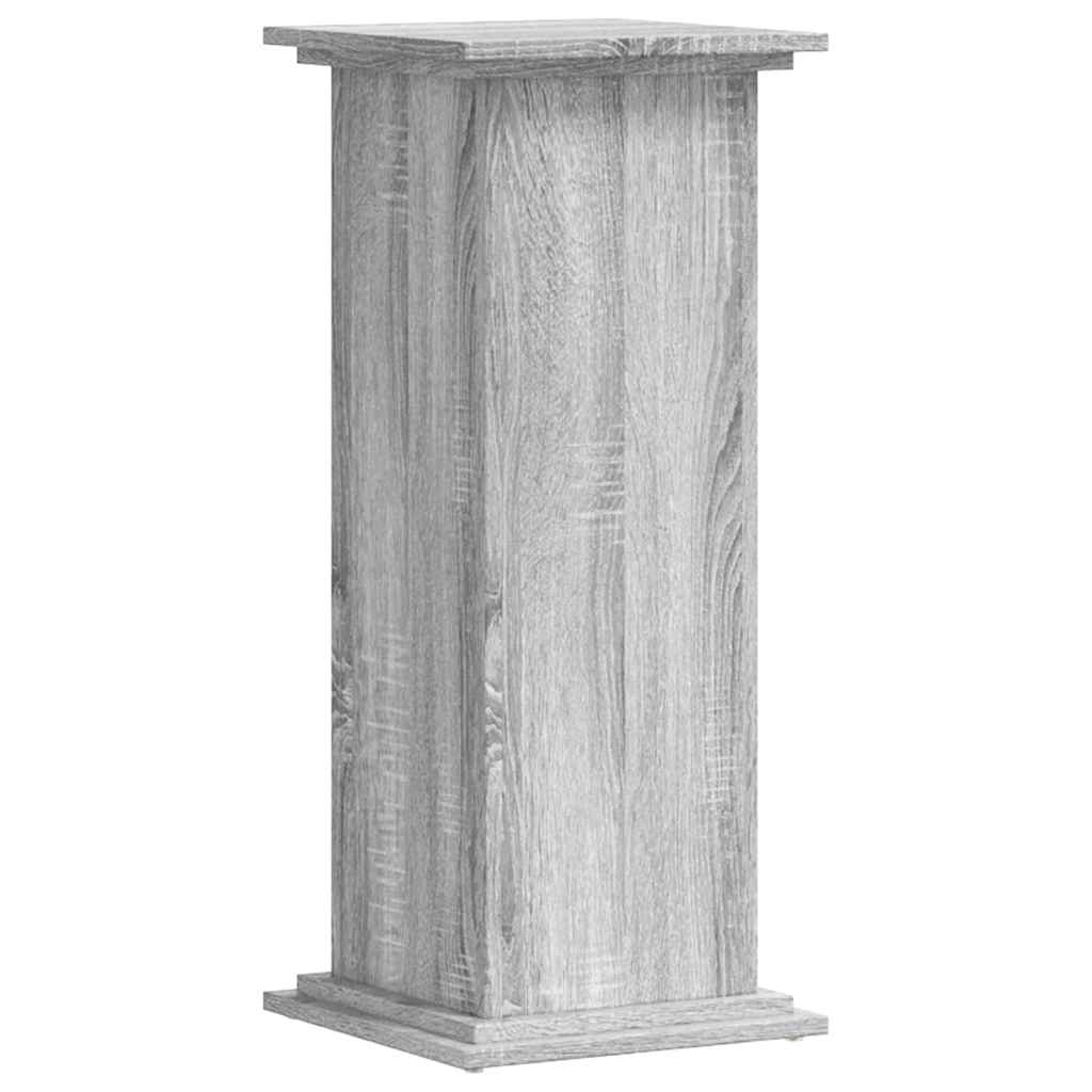 Vidaxx support pour plantes 33x33x80 cm bois d'ingénierie chêne sonoma gris
