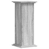 Vidaxx support pour plantes 33x33x80 cm bois d'ingénierie chêne sonoma gris