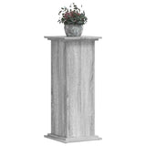 Vidaxx support pour plantes 33x33x80 cm bois d'ingénierie chêne sonoma gris