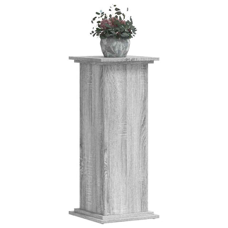 Vidaxx support pour plantes 33x33x80 cm bois d'ingénierie chêne sonoma gris
