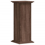 Vidaxx support pour plantes 33x33x80 cm bois d'ingénierie chêne brun