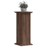 Vidaxx support pour plantes 33x33x80 cm bois d'ingénierie chêne brun