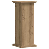 VidaXL Support pour plantes 33x33x80 cm en bois travaillé, couleur chêne artisanal