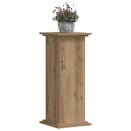 VidaXL Support pour plantes 33x33x80 cm en bois travaillé, couleur chêne artisanal