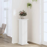 VidaXL Support pour plantes 33x33x100 cm bois d'ingénierie blanc