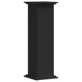 VidaXL Support pour plantes 33x33x100 cm bois traité noir