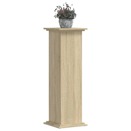 Vidaxx support pour plantes 33x33x100 cm bois d'ingénierie couleur chêne sonoma