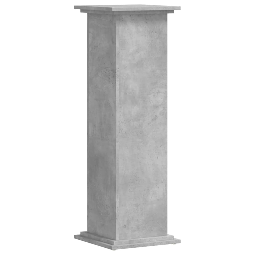 Vidaxx support pour plantes 33x33x100 cm bois d'ingénierie béton gris
