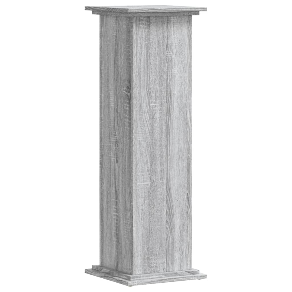Vidaxx support pour plantes 33x33x100 cm bois d'ingénierie chêne sonoma gris