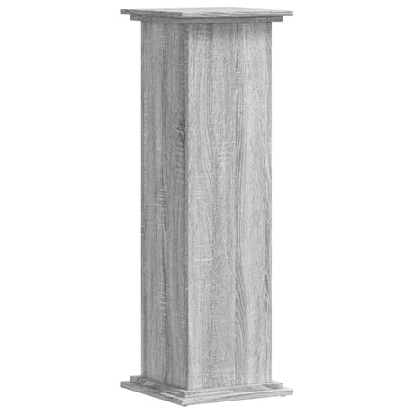 Vidaxx support pour plantes 33x33x100 cm bois d'ingénierie chêne sonoma gris