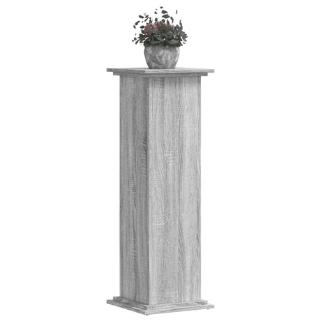 Vidaxx support pour plantes 33x33x100 cm bois d'ingénierie chêne sonoma gris