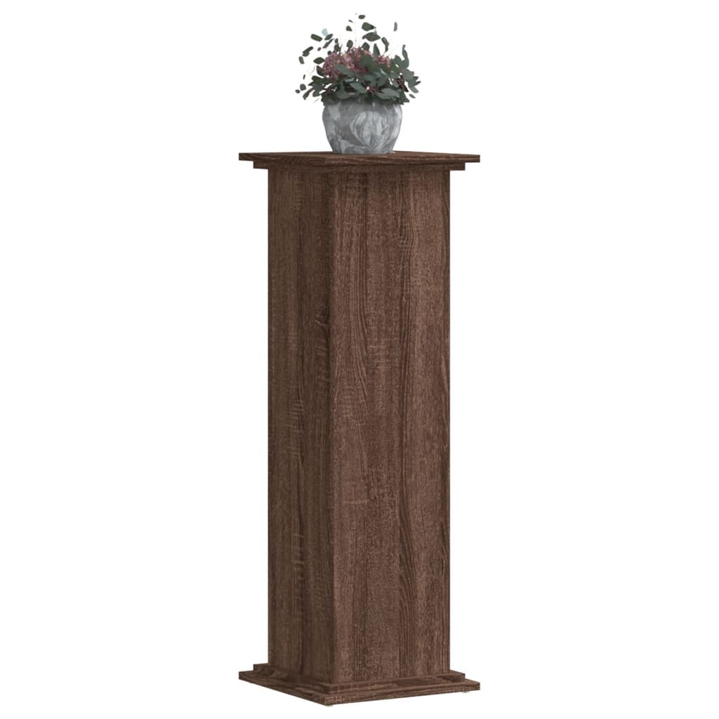 VidaXL Plant Standard 33x33x100 cm processed wood brown oak -colored