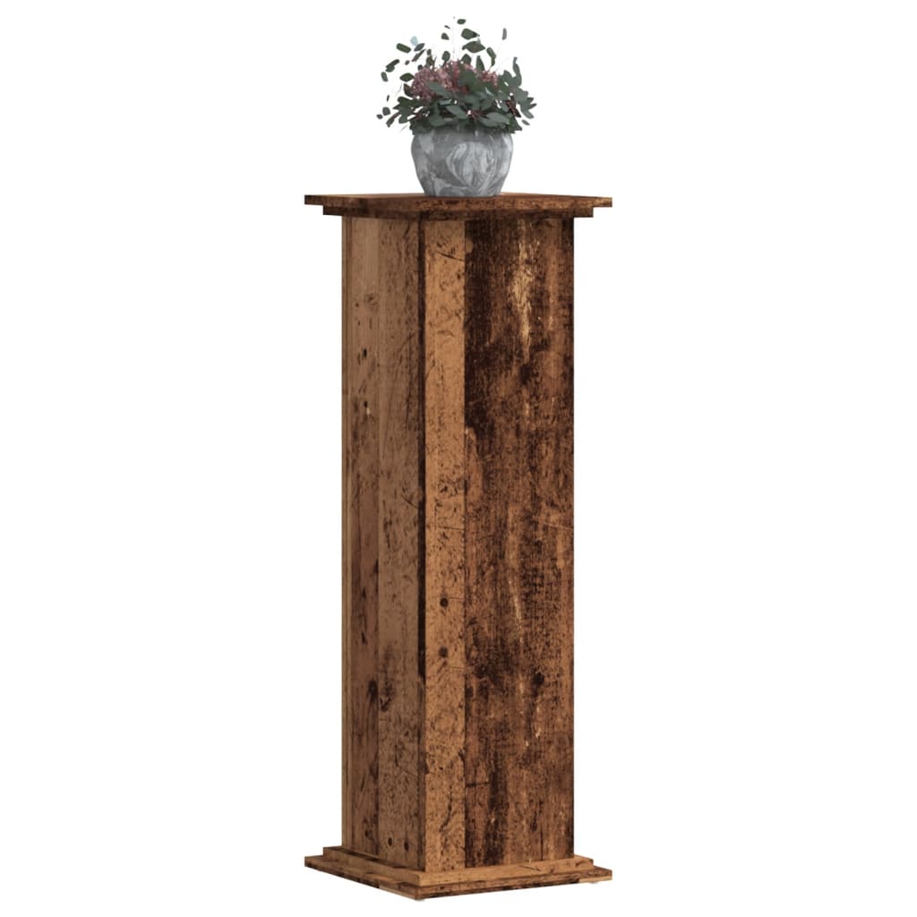 Vidaxx support pour plantes 33x33x100 cm bois traité, couleur bois ancien