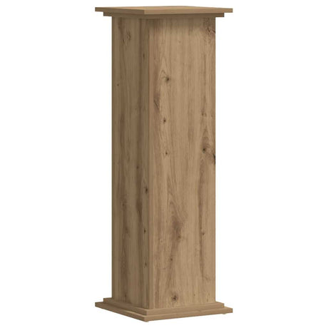 Support à plantes Vidaxx 33x33x100 cm en bois travaillé, chêne artisanal