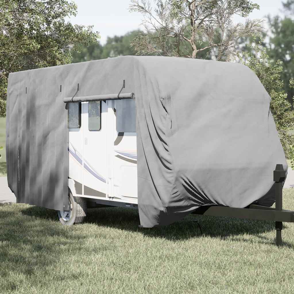 Vidaxl caravanhoes 460x250x220 cm vliesvlies grijs