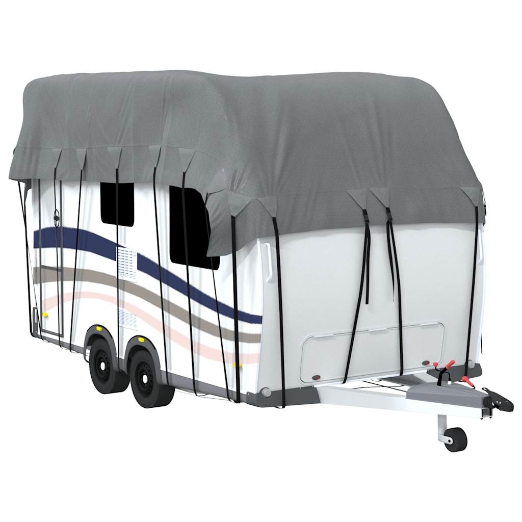 Vidaxl caravan dakbedekking 600x300 cm vliesvlies grijs